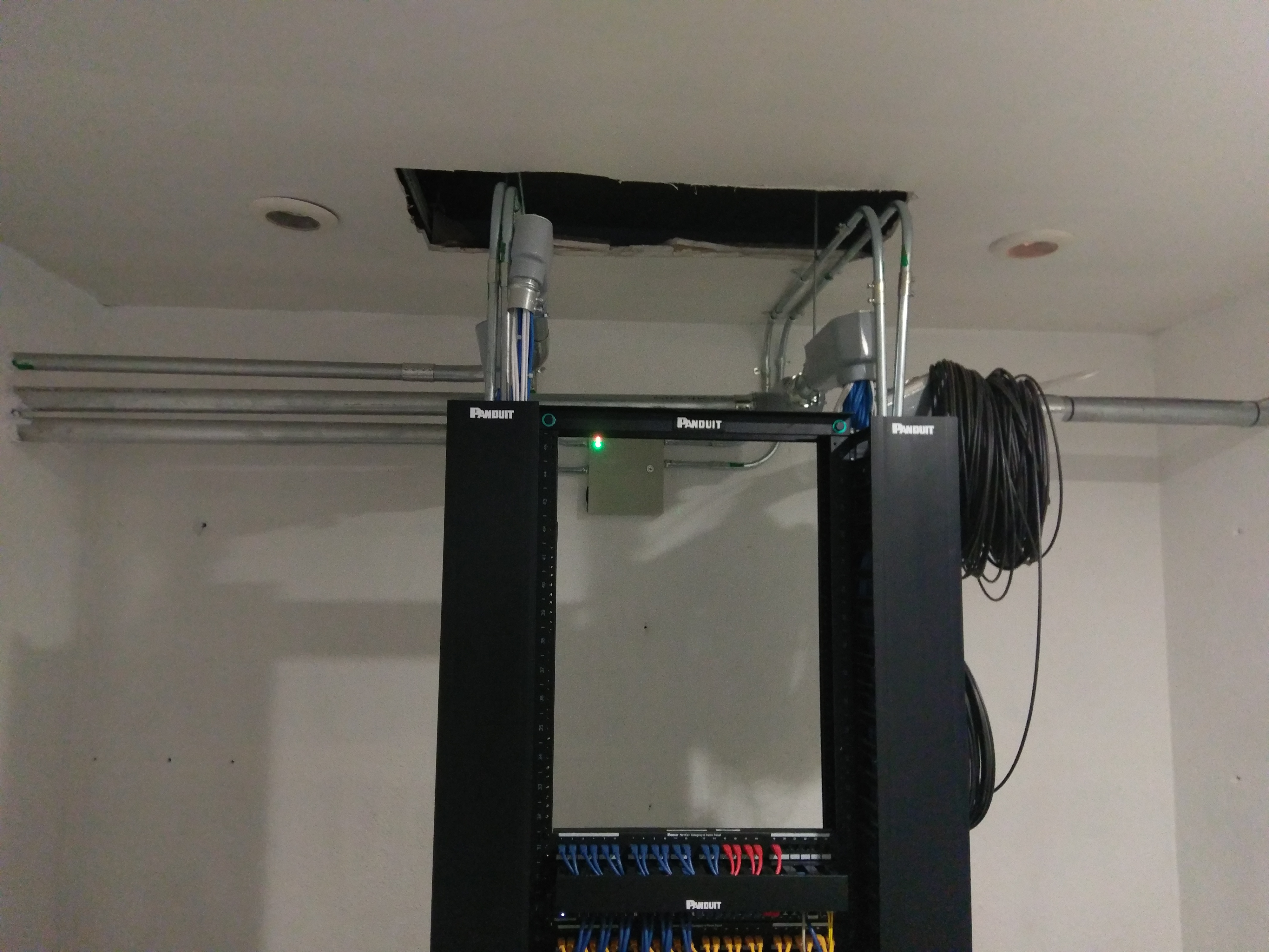 llegada de cableado utp cat 6